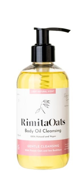 RimitaOats &ndash; Body Oil Cleansing &ndash; Suihku&ouml;ljy 250 ml